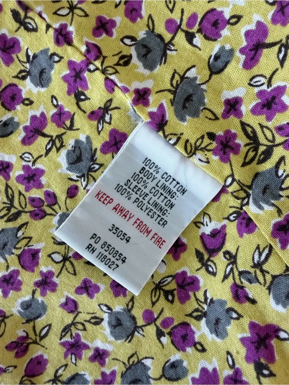 Mini Boden Magenta Velvet Jacket Girls Size 7-8 Yellow Floral Lining 100% Cotton